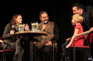 Kabir Bedi na setkání s diváky, tentokrát v Dobřanech.