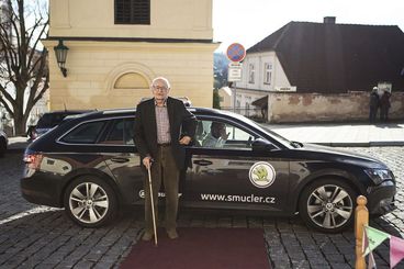 Režisérská legenda a tradiční host festivalu Václav Vorlíček, tentokrát v roli člena mezinárodní odborné poroty.