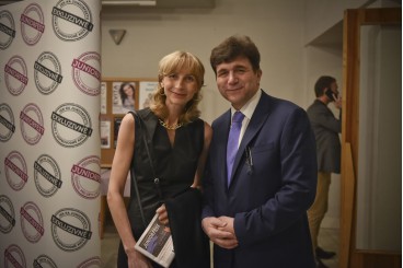 Miroslava Foltýnová s manželem - dáme, která podporuje JUNIORFEST od jeho zrození a nikdy si jej nenechá ujít... 